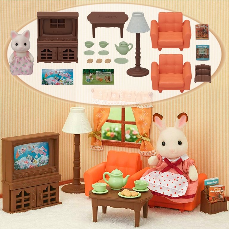 Sylvanian families мебель для детской комнаты 5436