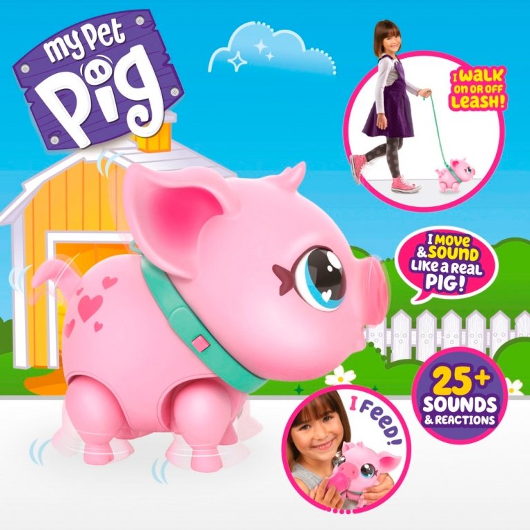 Toy store pig pet